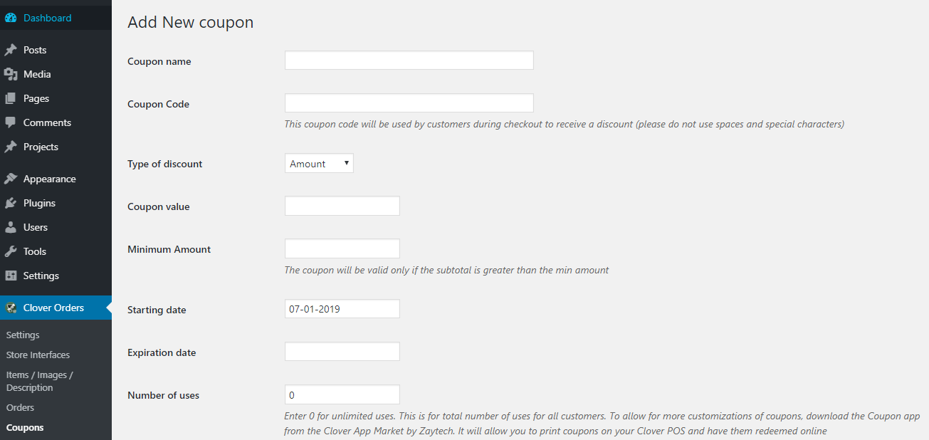 How to enable and use coupon codes